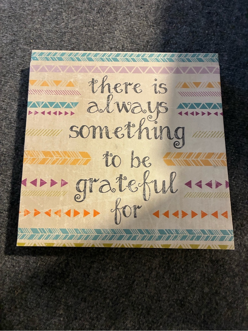There Is Always Something To Be Grateful For Wall Art - Multicolor